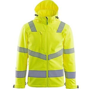 Ylw Hi-Vis Softshell Jacket Xl