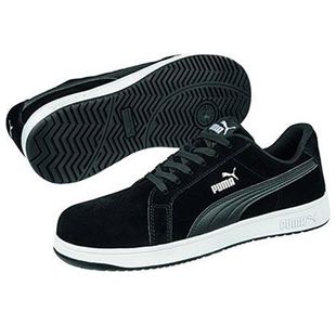 Iconic Blk Suede S1Pl Trainers 10 44