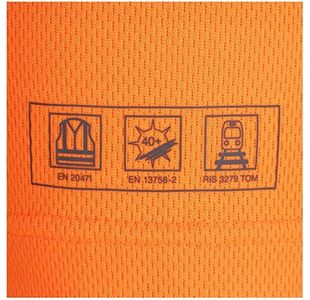 Orange Hi-Vis T-Shirt 6Xl