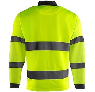 Yellow Ls Hi-Vis Polo Shirt S