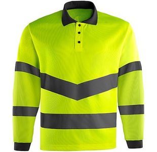 Yellow Ls Hi-Vis Polo Shirt 6Xl