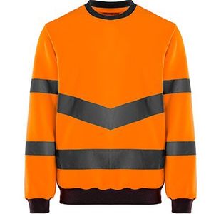 Orange Hi-Vis Sweatshirt S