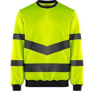 Yellow Hi-Vis Sweatshirt 4Xl