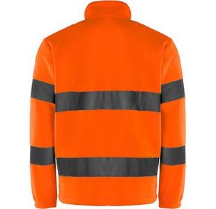 Orange Hi-Vis Fleece Jacket M