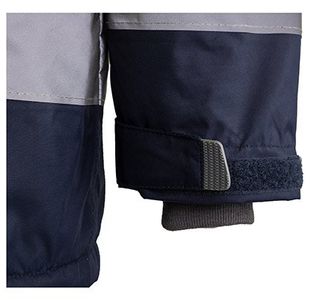 Org/Navy Waterproof Hi-Vis Coat L