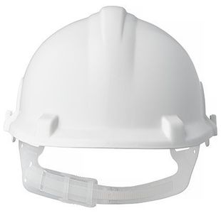 Champion White Unvented Sr Helmet