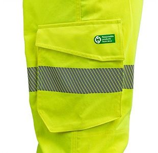 Ylw Hi-Vis Cargo Trousers 46R