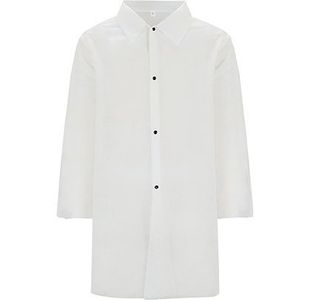 White Sf Disb Visitors Coat Xl Pk25