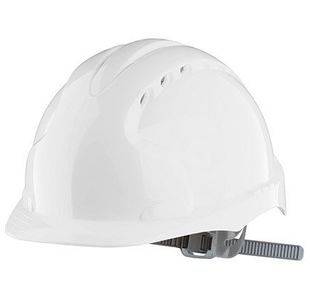 Evo3 White Vented Sr Saf Helmet