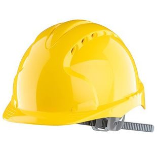 Evo3 Yellow Vented Sr Saf Helmet