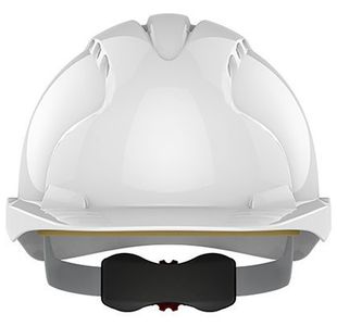 Evo3 White Vented Wr Saf Helmet