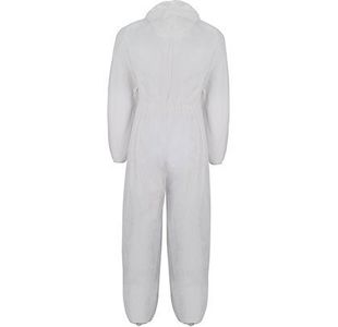 White Lwt Disposable Overalls S