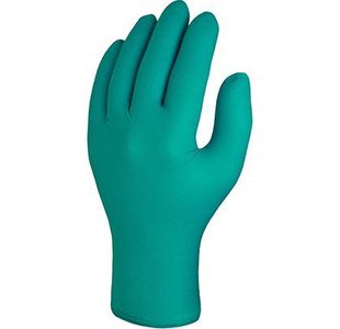 Teal Pf Nitrile Disb Gloves S Pk100