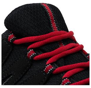 Elten Maddox Blk/Red Esd Trainers 7