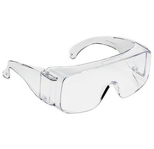 Clear Visitor Saf Overglasses Pk10