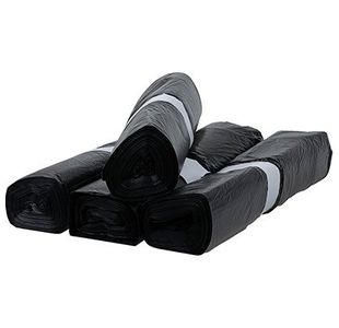 Black 60L Medium-Duty Bin Bag Pk200