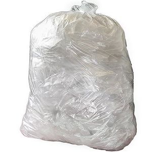 Clear 120L Hdut Compactor Bag Pk100