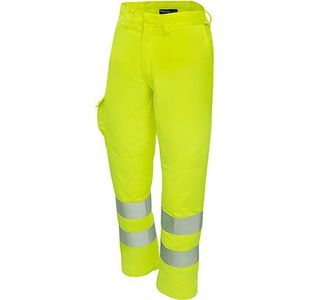 7418 Mens Ylw Hi-Vis Trs 30S