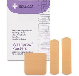 Assorted Washproof Plasters Pk100