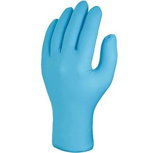 Tx424 Blue Nitrile Gloves M Pk100