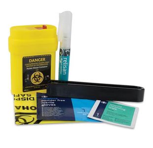 Biohazard Sharps Disposal Kit