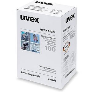Uvex Lens Cleaning Towelettes Pk100