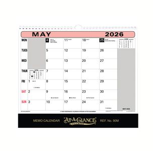 At-A-Glance Wall Calendar 2026