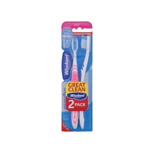 Wisdom Toothbrush Reg Soft 2Pack Pk6