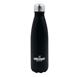 Drinking Bottle S/Steel 500Ml Blk