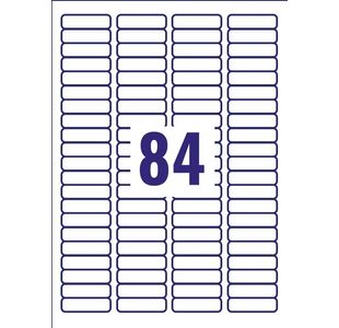 Averyl Mini Labels+ 84Tv White
