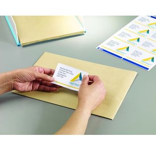 Avery Lsr Lbl 99.1X67.7Mm Wht Pk4000