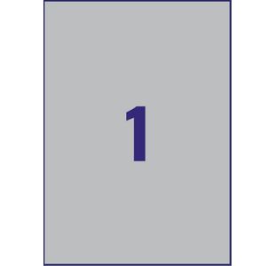 Avery Hvy Duty Lbls Wht 1L/Sh Bx 20