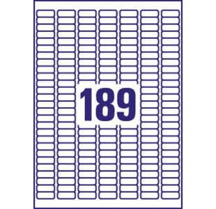 Avery Inkjet Label 189 Sheet 25 Pack