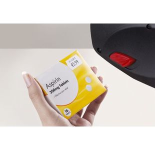 Avery White 2 Line Label Permanent