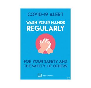 Avery Wash Hands Label A4 Pk2