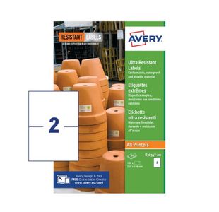 Avery Ul Res Labels 148X210Mm Pk40