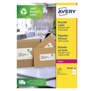 Avery Ship Lsr Lbl 199.6X143.5 Pk100