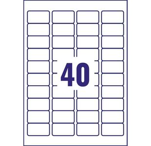 Avery Mini Laser Labels Wht Pk1000