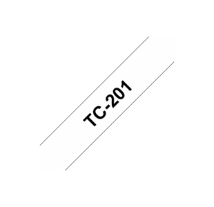 Brother Tc-201 Tpe 12Mm Blk/Wht Tpe