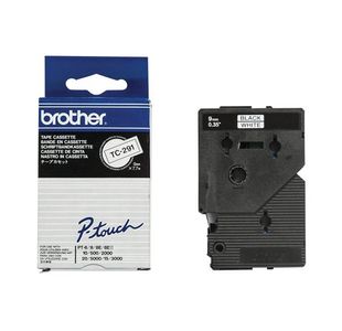 Brother Tc-291 Tpe 9Mm Blk/Wht Tpe