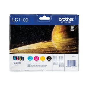 Brother Lc1100Hy Ink Cart Mpk Cmyk