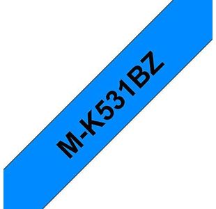 Brother P-Touch Tpe 12Mm Blk/Blu Tpe