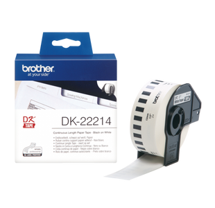 Brother Cont Ppr Tpe 12Mm Blk/Wht