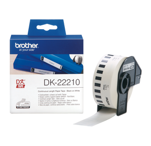 Brother Cont Ppr Tpe 29Mm Blk/Wht