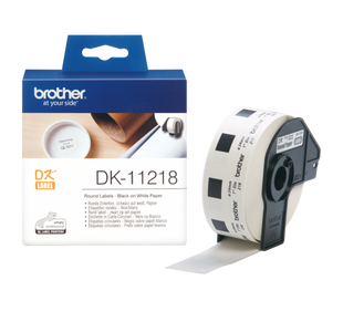 Brother Lbl 24 Rnd Blk On W Dk11218
