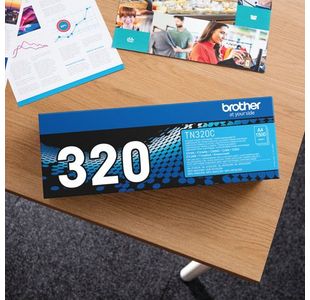 Brother Tn-320C Toner Cartridge Cyan