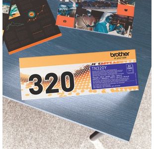 Brother Tn-320Y Toner Cartridge Ylw