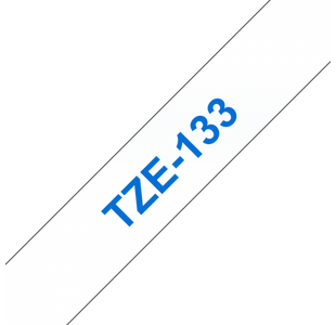 Brother Tze Tpe 12Mmx8M Blue/Clr Tpe