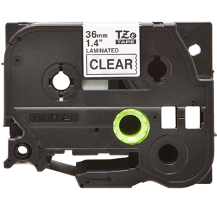 Brother Tze Tpe 36Mmx8M Blk/Clr Tpe