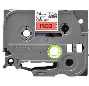 Brother Tze Tpe 24Mmx8M Blk/Red Tpe